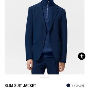 Zara Slim Suit size 44  pants size 34